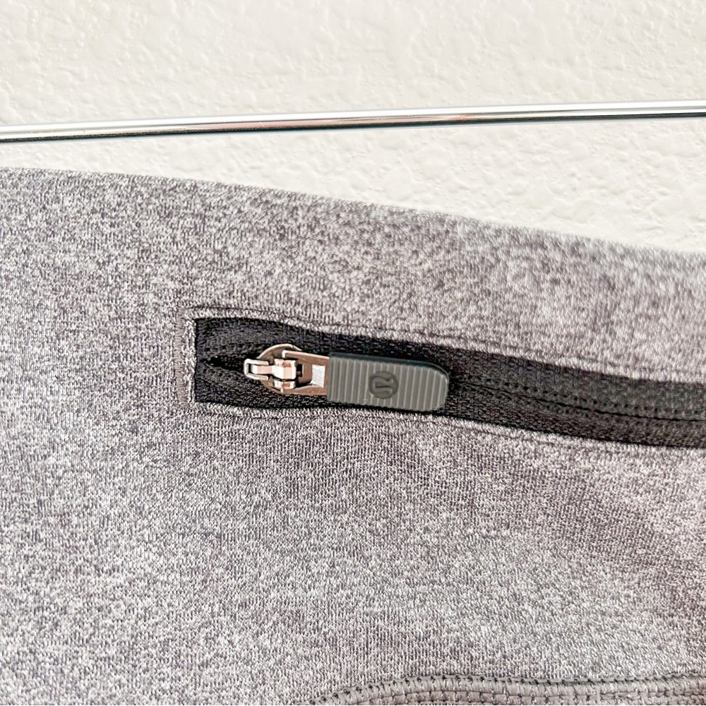 🔥Lululemon Speed Up Crop (21") Leggings Heathered Black Size 8 Full-on - Picture 5 of 12